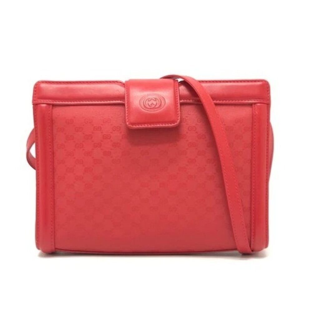 GUCCI 004-113-0364 Old Gucci GG pattern 2-Way Clutch Bag Shoulder Bag - Picture 6 of 15
